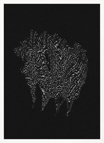 Dynamic Abstract Flow | Poster - White Frame Interior