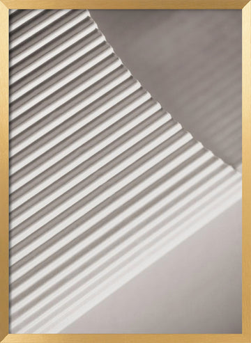 Paper Studies 7 | Poster - Gold Frame Interior