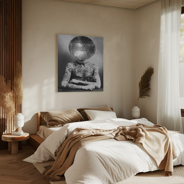 Tattooed Disco Figure | Canvas - Room Interior 2