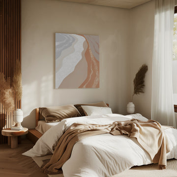 Organic Desert Waves | Canvas - Room Interior 2