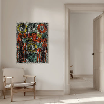 Geometric Pop Art | Canvas - Room Interior 1