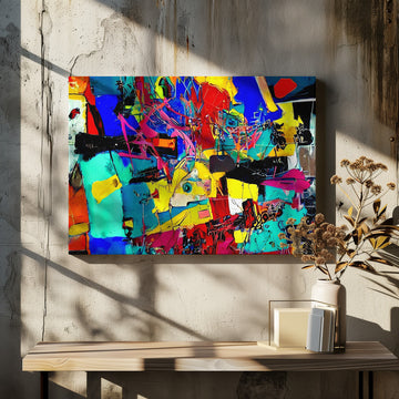 Colorful Urban Energy | Canvas - Room Interior 2