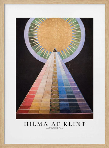 Altarpiece No1 Poster | Poster - Wood Frame Interior