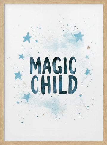 Enchanted Starscape | Poster - Wood Frame Interior