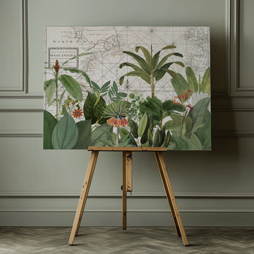 Tropical Map Explorations | Canvas - Room Interior 1