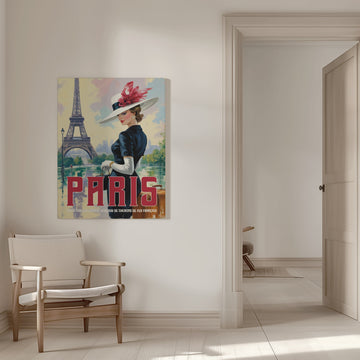 Vintage Paris Glamour | Canvas - Room Interior 1