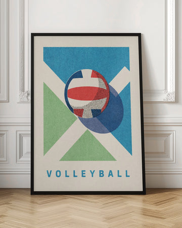 Retro Volleyball Game | Poster - Room Interior 1