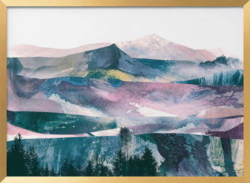 Views | Poster - Gold Frame Interior