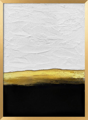 Golden Horizon | Poster - Gold Frame Interior