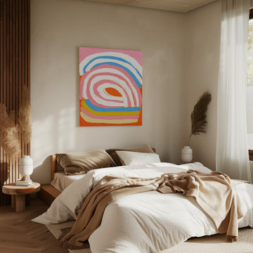Colorful Abstract Arches | Canvas - Room Interior 2