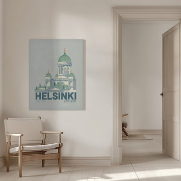 Iconic Helsinki Cathedral | Canvas - Room Interior 1