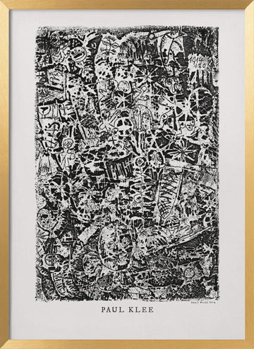 Small World 1914 | Poster - Gold Frame Interior