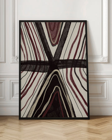 Intersecting Organic Forms | Poster - Room Interior 1