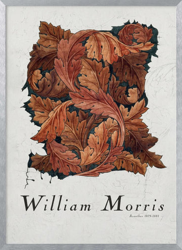 Acanthus | Poster - Silver Frame Interior