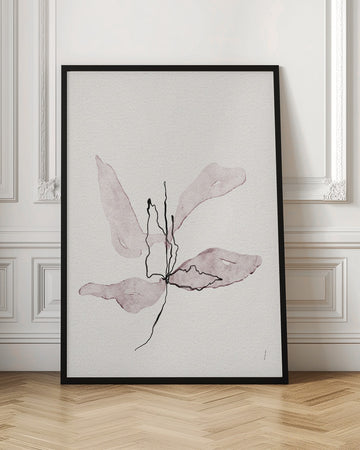 Delicate Botanical Bloom | Poster - Room Interior 1