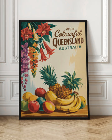 Queensland Tropical Fruit and Flowers | Poster - Room Interior 1
