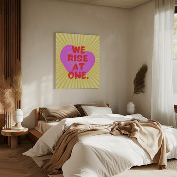 We Rise At One Heart | Canvas - Room Interior 2