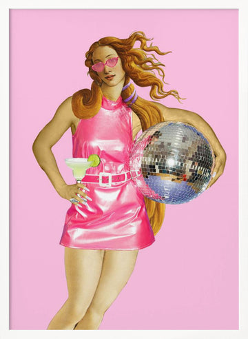 Disco Dreamer | Poster - White Frame Interior