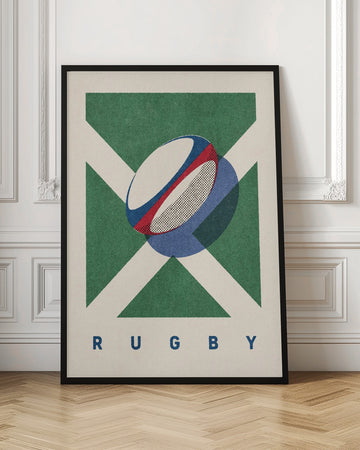 Scottish Rugby Ball | Poster - Room Interior 1