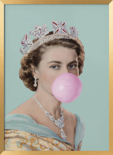 Royal Bubble Gum | Poster - Gold Frame Interior