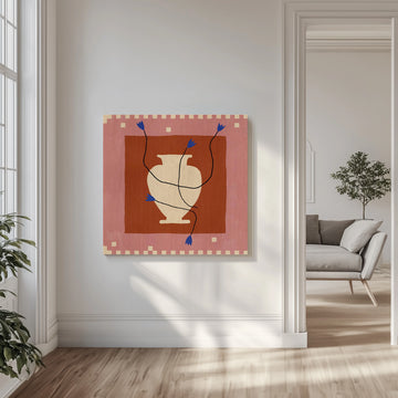 Out of Vase Blooms 7 | Canvas - Room Interior 1