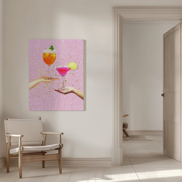 Sparkling Cheers | Canvas - Room Interior 1