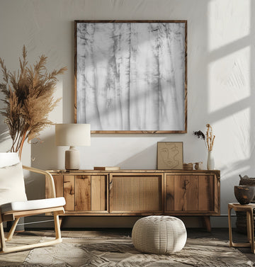 Ethereal Tree Lines | Poster - Room Interior 2