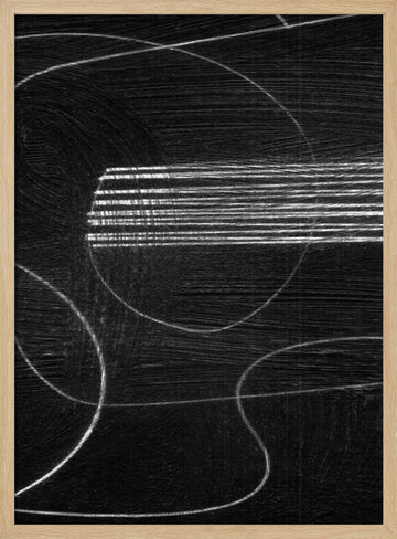 Black 2 | Poster - Wood Frame Interior