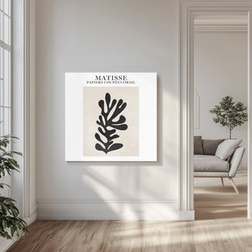 Coral Silhouette | Canvas - Room Interior 1