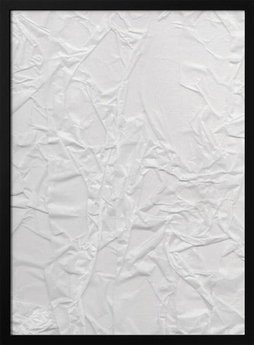 Crinkled Whispers | Poster - Black Frame Interior