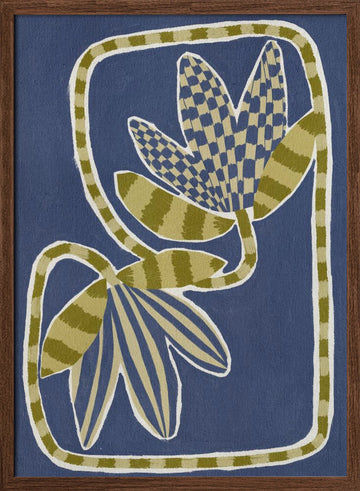 Delicate Bloom 17 | Poster - Walnut Frame Interior