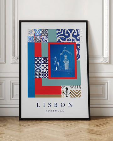 Lisbon Cultural Collage | Poster - Room Interior 1