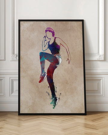 Vibrant Fitness Movement | Poster - Room Interior 1