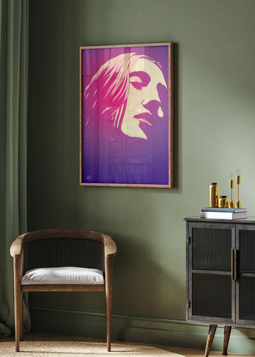 Emotional Pink Profile | Poster - Room Interior 2