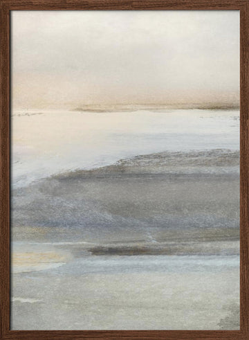 Land 3 | Poster - Walnut Frame Interior