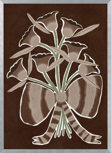 Delicate Bloom 6 | Poster - Silver Frame Interior