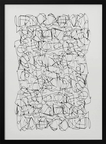 Circuitry | Poster - Black Metal Frame Interior