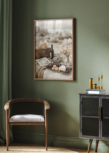 Elegant Coastal Picnic | Poster - Room Interior 2