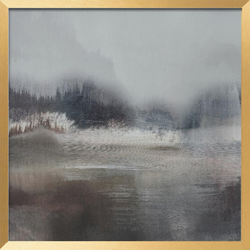 Forest Lake | Poster - Gold Frame Interior