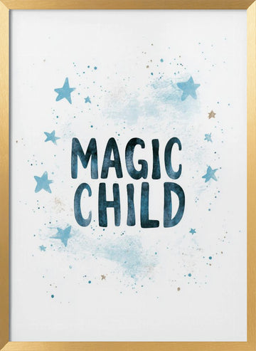 Enchanted Starscape | Poster - Gold Frame Interior