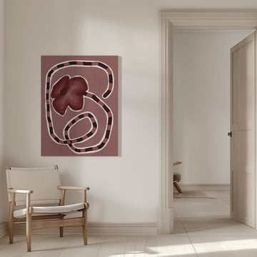 Delicate Bloom 15 | Canvas - Room Interior 1