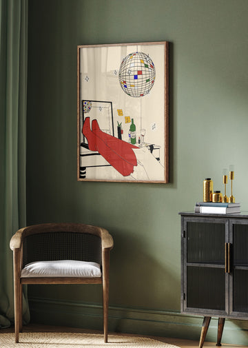 Chic Disco Night | Poster - Room Interior 2