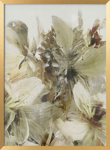 Hill Flowers 3 | Poster - Gold Frame Interior