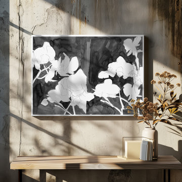 Elegant Night Blooms | Canvas - Room Interior 2