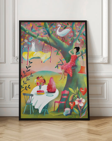 Dreamy Treehouse Garden | Poster - Room Interior 1