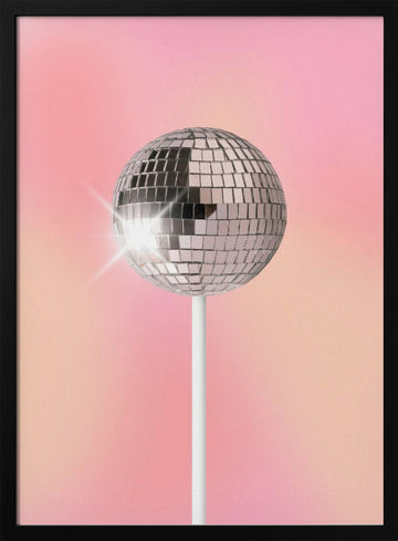 Disco Lollipop | Poster - Black Metal Frame Interior