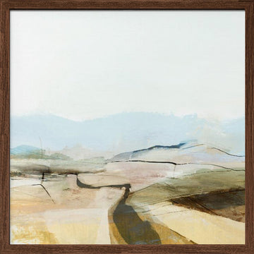 Countryview | Poster - Walnut Frame Interior