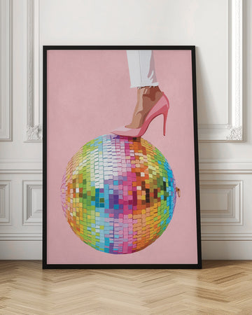 Pink Heel Disco Style | Poster - Room Interior 1