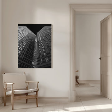 Urban Tower Geometry | Canvas - Room Interior 1