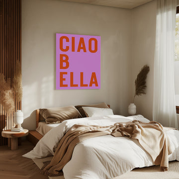 Ciao Bella Words | Canvas - Room Interior 2